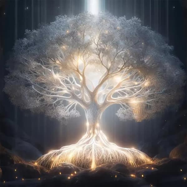 Bomclap Tree of Life 5D timanttimaalaus, timanttitaidetta aikuisille, täysi pora 35x35cm