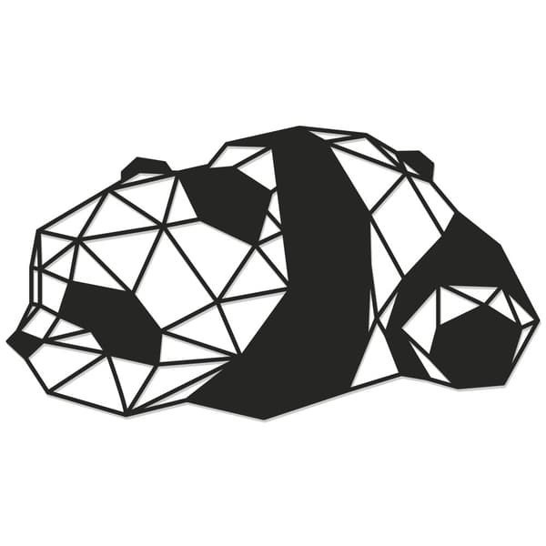 PANDA-vanerista valmistettu 3D GEOMETRIINEN PUUTAPETTI
