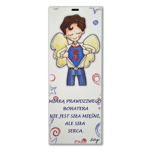 Le Graziose Painted Picture Sentence Hero 6x15 cm | Koko: 6x15cm | SKU: ES0512411PL