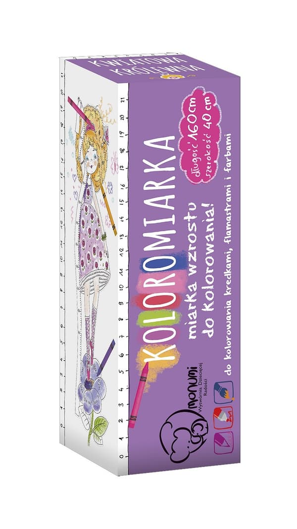 Korkeusmitta VÄRIMITTA "Flower Princess"" XL MONUMI
