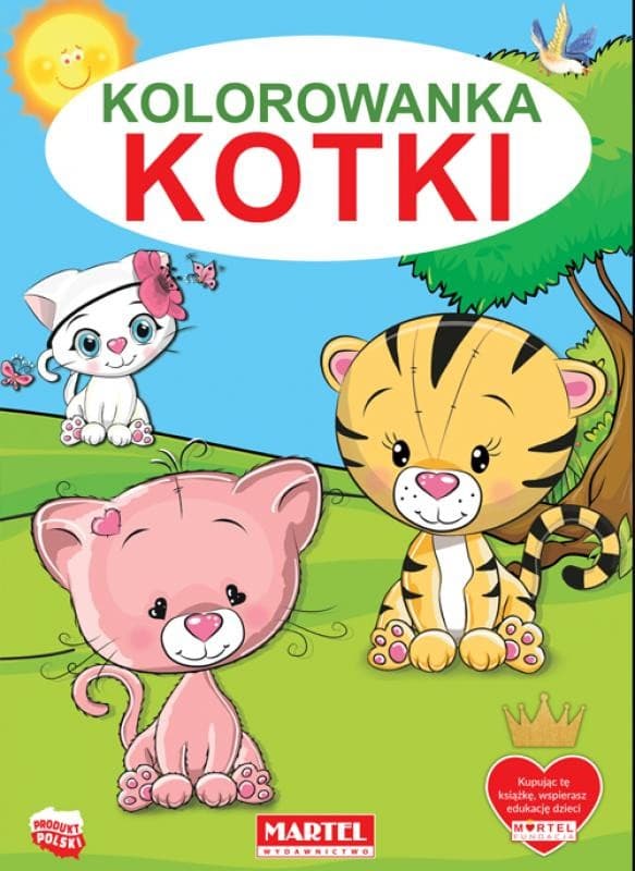 Målarbok A4 Cats 32 ark Martel 4351