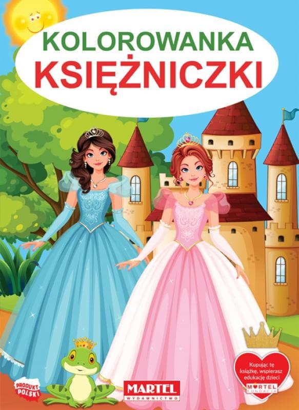 Värityskirja A4 Prinsessat 32 arkkia Martel 2619