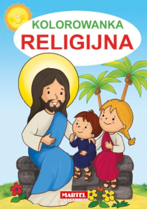 Målarbok A4 Religiös 32 ark Martel 2442