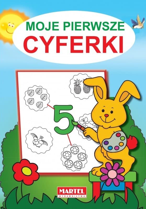 Målarbok A4 My First Numbers 32 ark Martel 9984