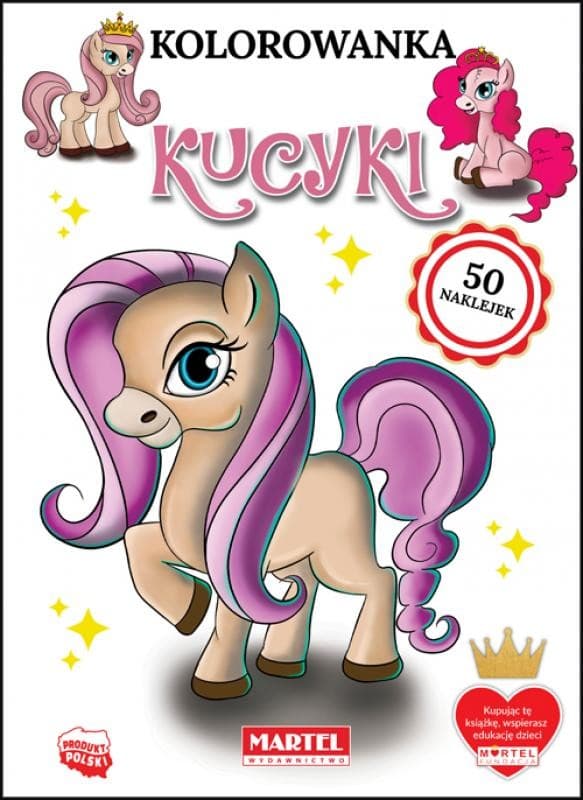Martel Ponies Sticker Målarbok