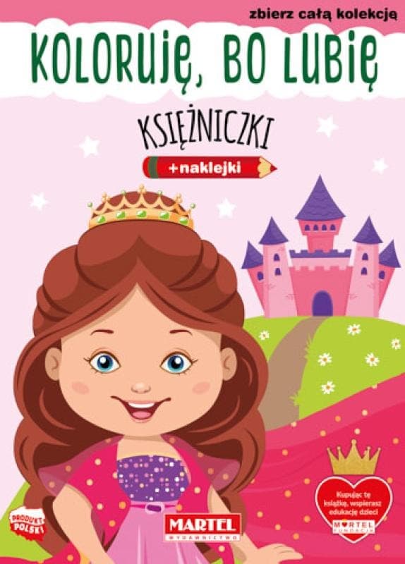 Målarbok jag färglägger för att jag gillar ""Prinsessor"" Martel