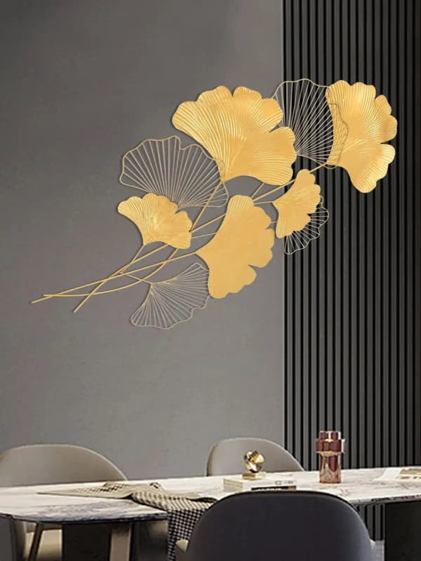 Seinäkoriste, Elegantti kultafinish, Helppo asennus,seinäkoristeet