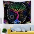 Miniatyrbild 11 av 11: UV-VÄGGDEKORATION Fluorescerande TAVELBESÄTTNING REFLEKTERANDE 150cm XL Måne