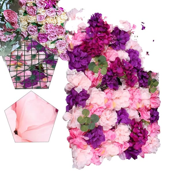 Livaktig Blomstervägg, Miljövänligt Material, Underhållsfri Design, Dekoration Året Runt