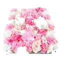 Miniatyrbild 1 av 2: Blomväggspanel, Konstgjorda Blommor, 40 cm x 60 cm,Rosa