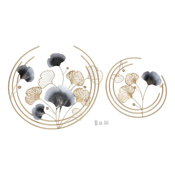 Metallväggkonst, Elegant Design, Hållbar Konstruktion,Guld