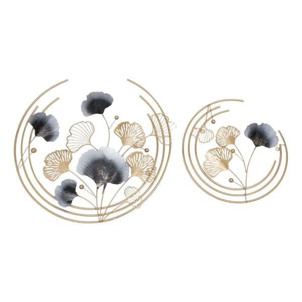 Metallväggkonst, Elegant Design, Hållbar Konstruktion,Guld