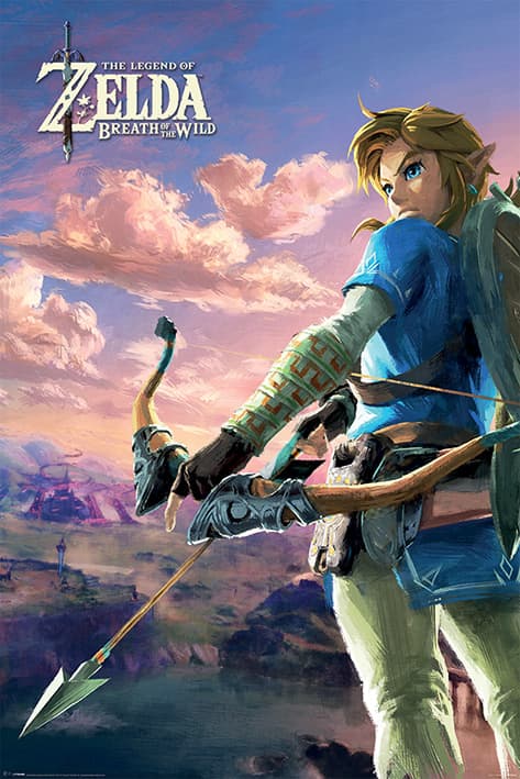 The Legend Of Zelda -Breath of the Wild - Hyrule Scene Landscape