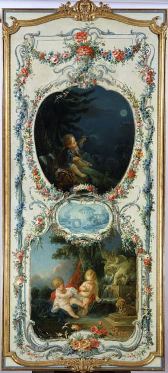 The Arts and Sciences,Francois Boucher,80x40cm