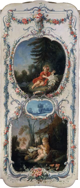 The Arts and Sciences,Francois Boucher,80x40cm