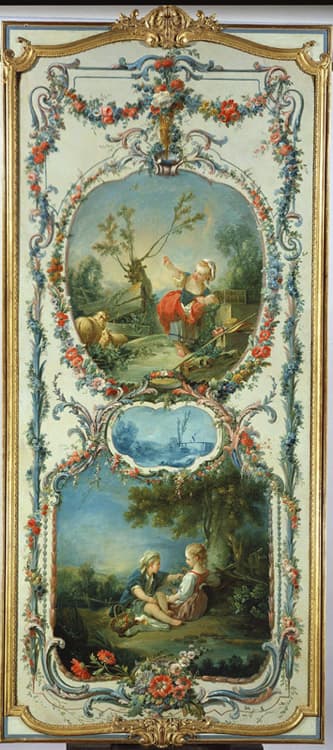 The Arts and Sciences,Francois Boucher,80x40cm