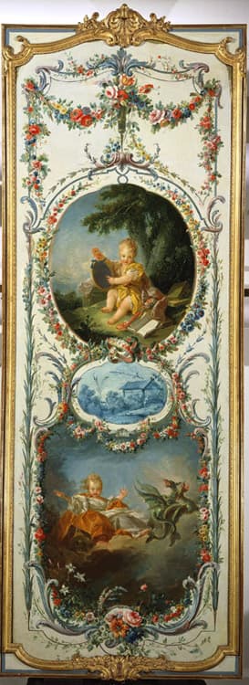The Arts and Sciences,Francois Boucher,80x40cm