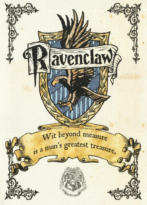 Pergament - Harry Potter - Ravenclaw Crest