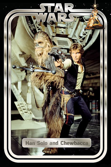 Star Wars - Han and Chewie Retro