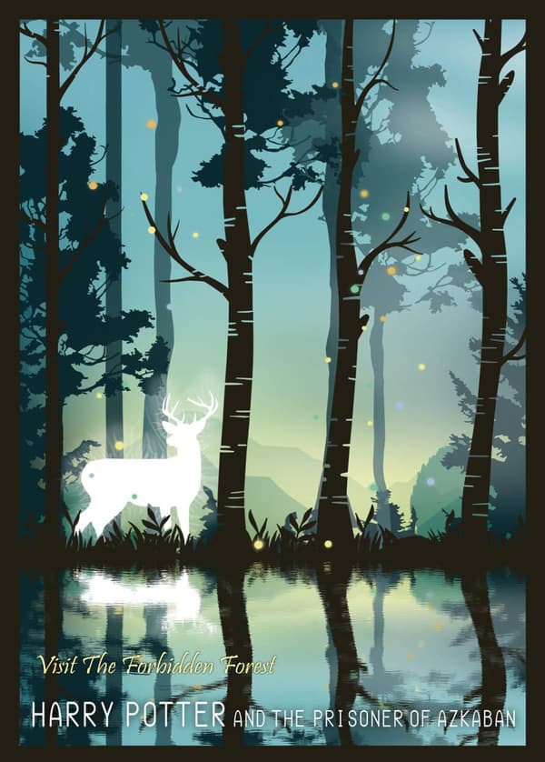 A3 Print - Harry Potter - Visit The Forbidden Forest