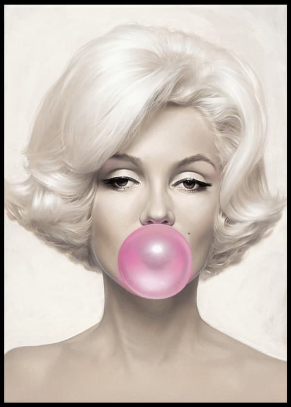 marilyn-monroe-bubblegum-juliste-cdon