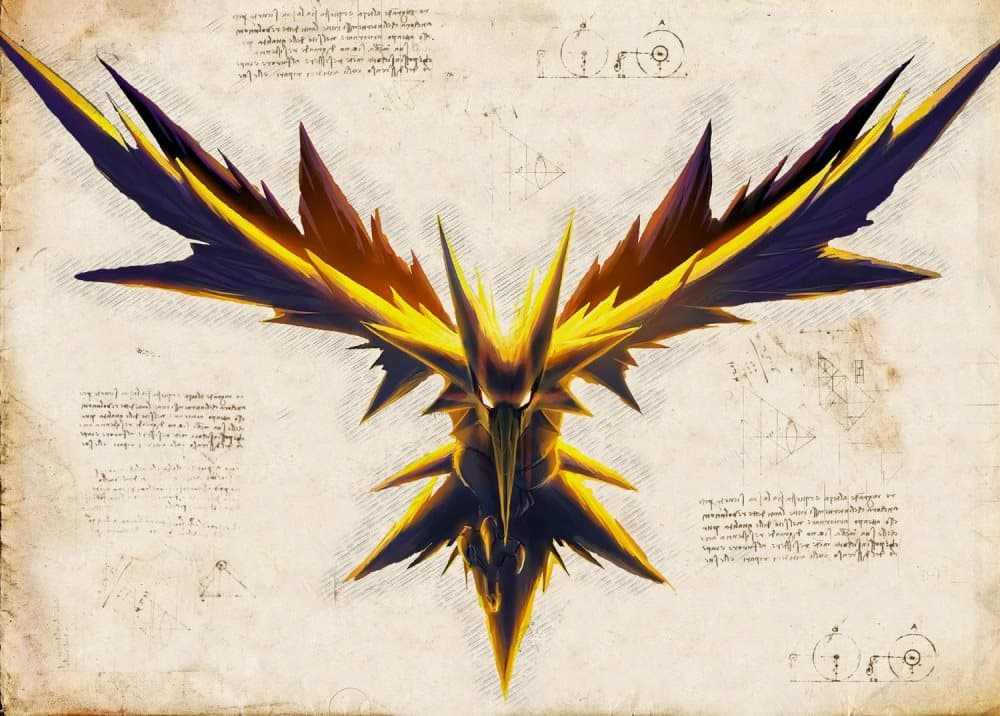 Pergament - Pokemon - Zapdos