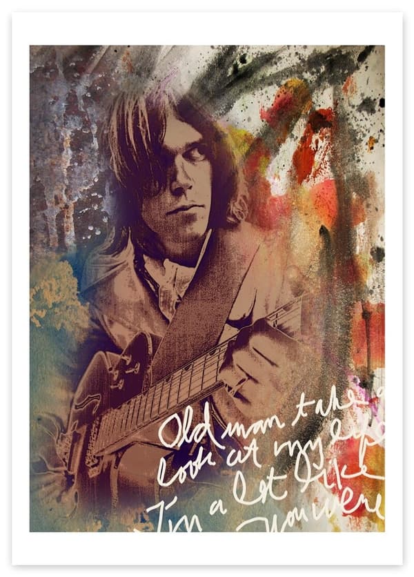 Art print Neil Young