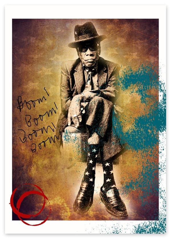 Art print John Lee Hooker