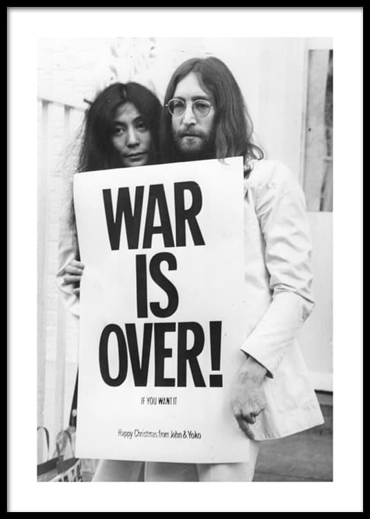 WAR IS OVER POSTER