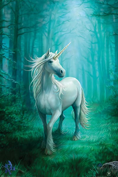 Anne Stokes - Forest Unicorn (Enhörning)