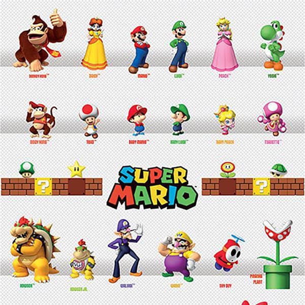 Super Mario Poster Character Parade 278