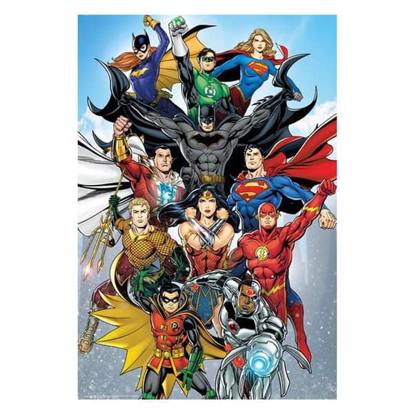 DC Comics Rebirth Poster Multicoloured One Size
