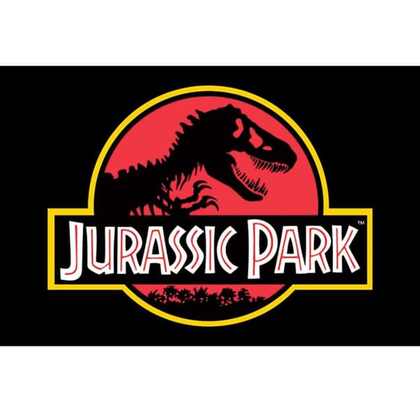 Jurassic Park Logo Poster Black One Size