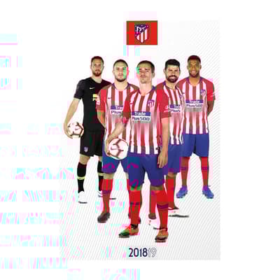 Atletico Madrid FC Official Players Poster