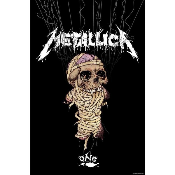 Metallica Textile Poster: One