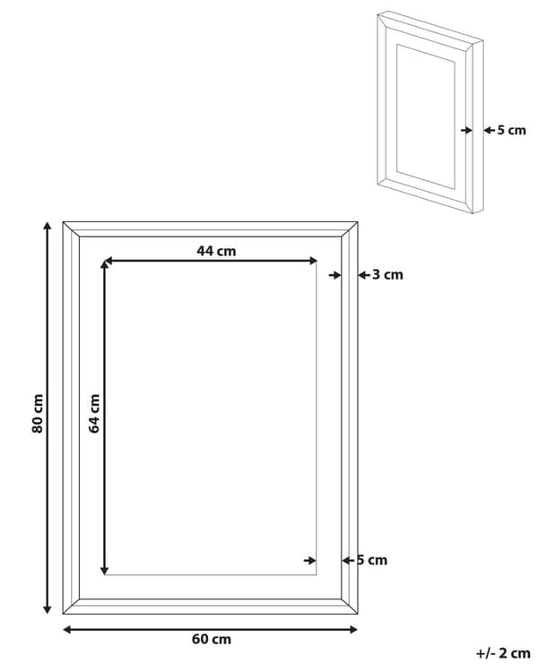 Billedvæg Plakat Lærred Blå Flerfarvet Glas med Ramme 60 x 80 cm Vægdekoration til Hjemmet Stue Kunstplakat Skandinavisk Rensdyr Motiv Design