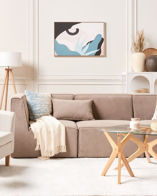 Billedvæg Plakat Lærred Sort Blå Flerfarvet 93 x 63 cm Dekorativ Abstrakt Maleri Moderne Vægdekoration til Stuen over Sofa Vægpynt Soveværelse