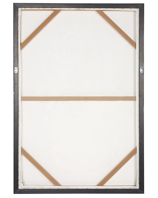 Lærred Vægbillede Print Multifarvet 93 x 63 cm Polyester og MDF ramme Moderne Stil