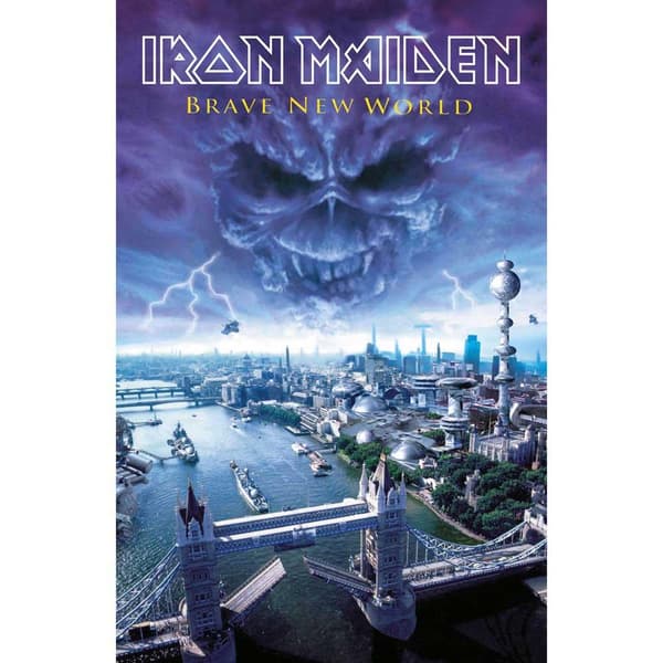 Posterflagga - Iron Maiden - Brave New World