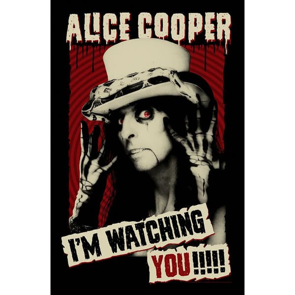 Posterflagga - Alice Cooper - I'm Watching You