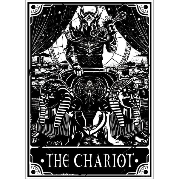 Deadly Tarot The Chariot Poster Black/White One Size