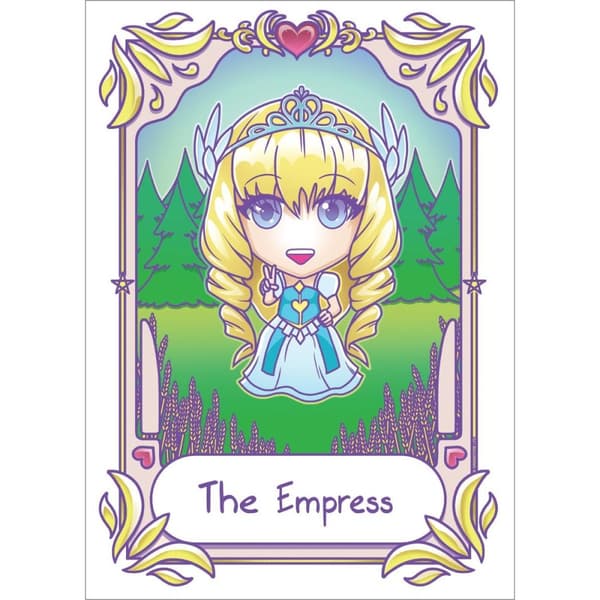 Deadly Tarot Kejserinden Kawaii plakat