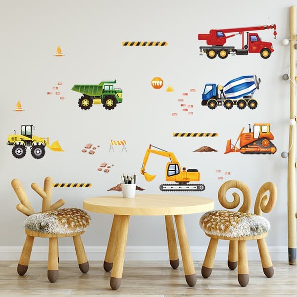 Wallstickers - Akvarell kjøretøy