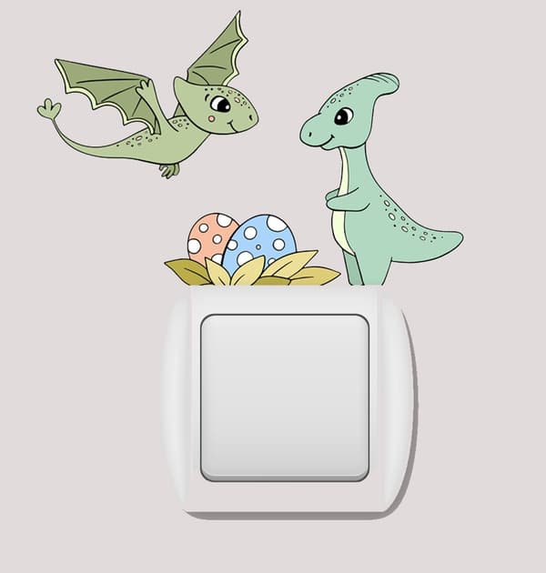 Switch sticker -  Dino