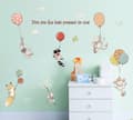 Miniatyrbillede 1 af 4: Wallstickers - Små dyr med balloner