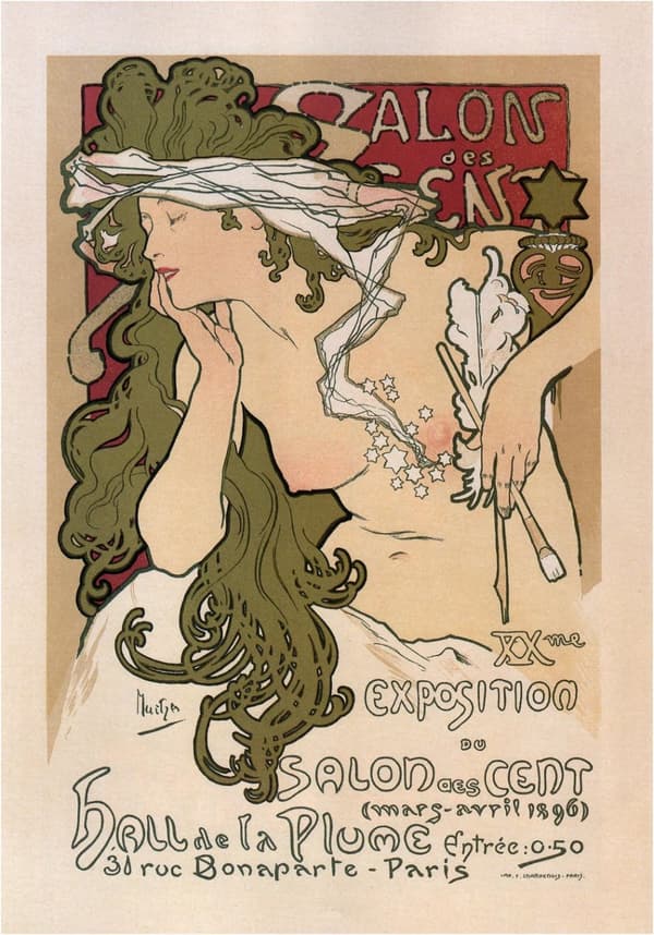 A3 Print - Alphonse Mucha - No5