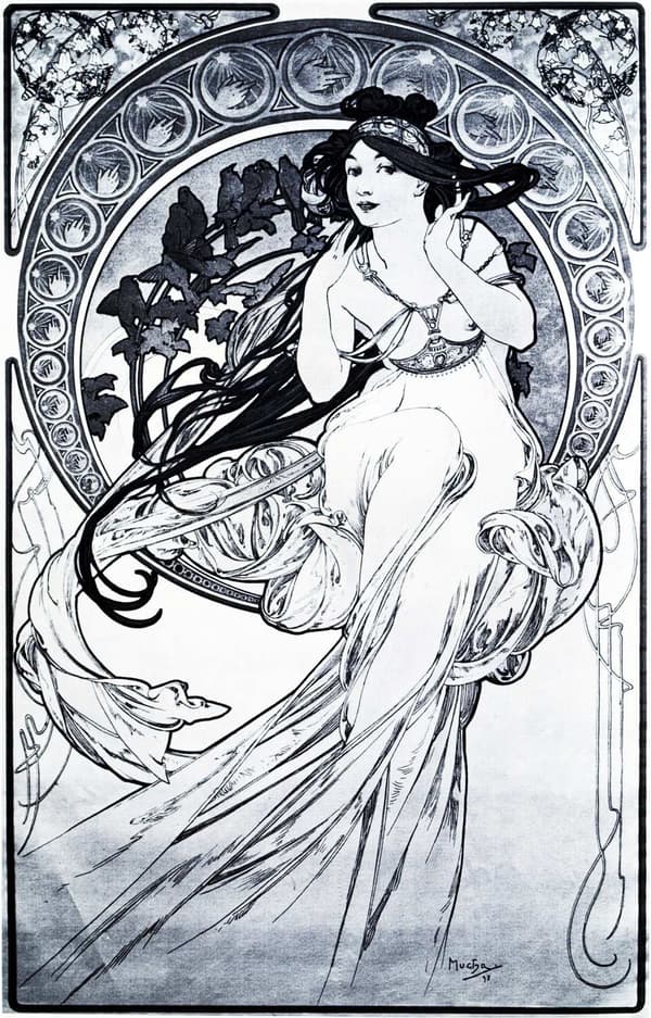A3 Print - Alphonse Mucha - No7
