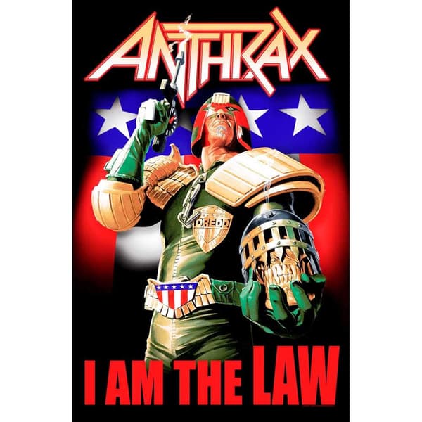 Posterflagga - Anthrax - I Am the Law