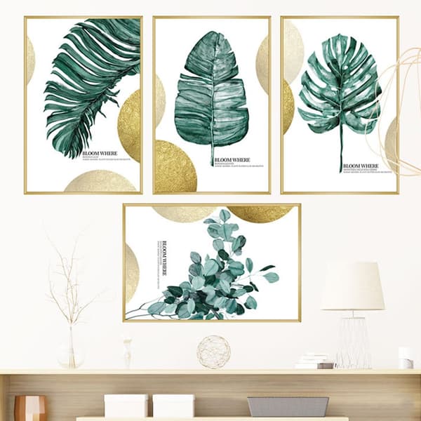 VÄGGDEKOR  -  Monstera och Eucalyptus tavlor