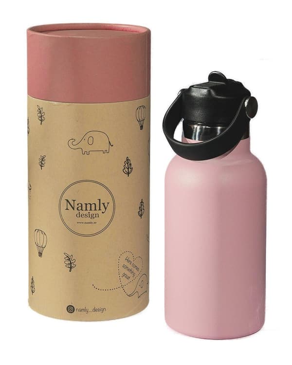 Vesipullo 350ml - vaaleanpunainen